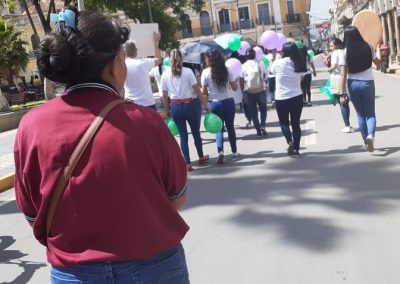 Marcha en el centro de Cochabamba con concientizando sobre el cuidado de la audición Foto 7