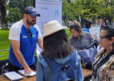 Tukuy Pacha difundiendo información en el día internacional de la audución 3 de marzo de 2020